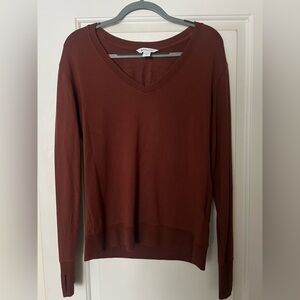 Super soft brown Athleta sweater size M
